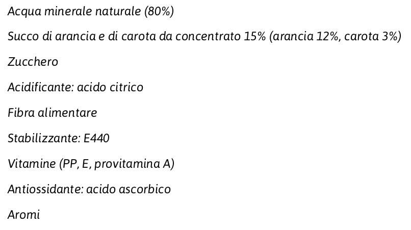 Oasis Arancia e Carota 0,5 l