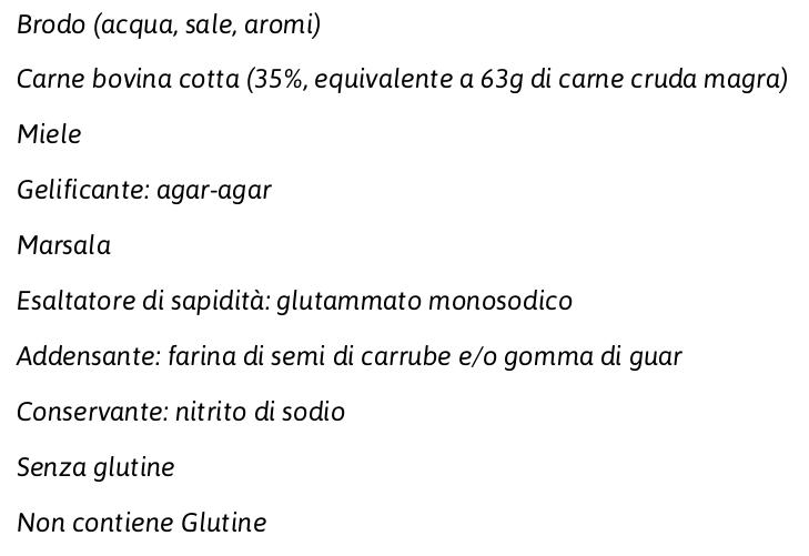 Manzardì Carne Bovina in Gelatina 3 x 90 g