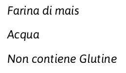 Liberi di Mangiare 100% Farina di Mais Quadretti