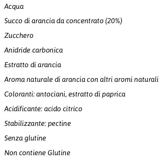 San Pellegrino Bibite Gassate, L'Aranciata Dolce 33cl x 24, Lattina