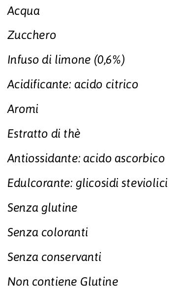 Beltè , Bevanda Analcolica di Thè in Acqua Minerale Naturale con Limone Infuso 33cl x 24, Lattina