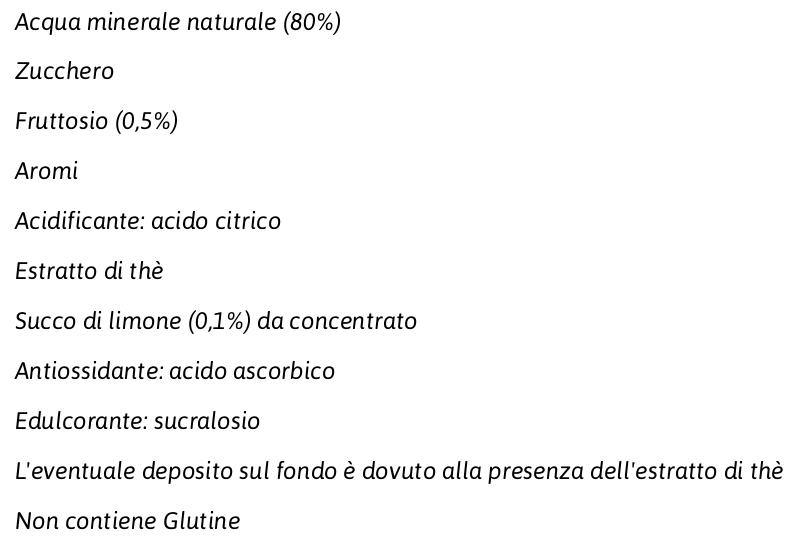 San Benedetto Thè Limone  6 x 1 l