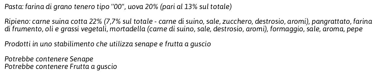 Fini Gli Autentici Cappelletti alla Carne