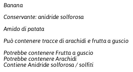 Eurocompany Frutti del Benessere Banana
