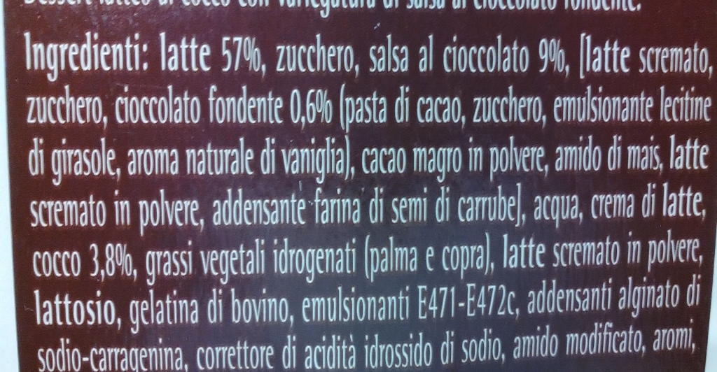 Perugina Nuvole al Cocco