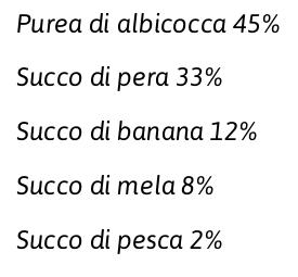 Sterilgarda I Frullati Albicocca con Pera, Banana e Mela 3 x 200 Ml