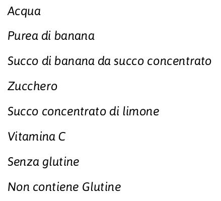 Pago Succo di Frutta, Banana Nettare, Bottiglia Vetro Monodose 20 Cl