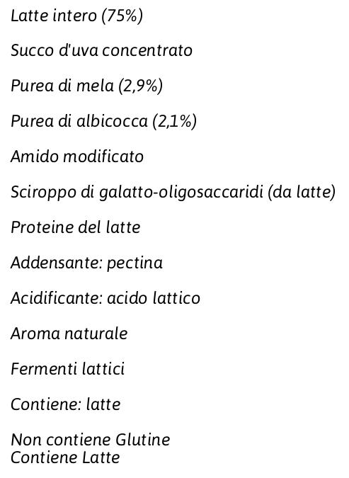 Humana Merenda al Latte Mela Albicocca