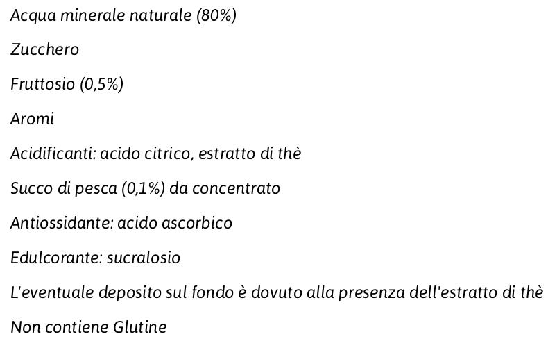 San Benedetto Thè Pesca 1 l