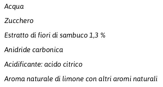 Tassoni Fior di Sambuco 6 x 180 Ml