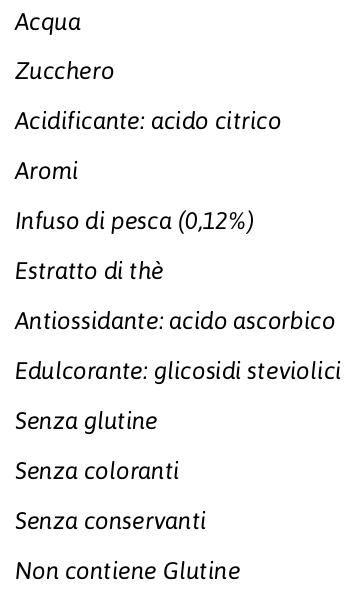 Beltè , Bevanda Analcolica di Thè con Infuso di Pesca, 33cl x 24, Lattina