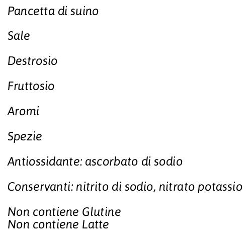 Bechèr Dadini di Pancetta Piccante Arrabbiata