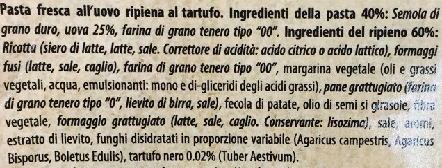 Arte Pastaia Ravioloni al Tartufo