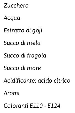 Bagnoli Sciroppo da Estratto di Goji Lycium Barbarum