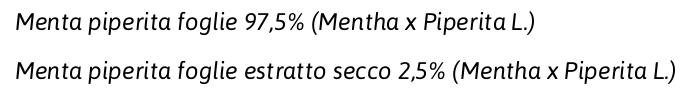 Sogni d'Oro Gli Infusi Menta 20 Filtri