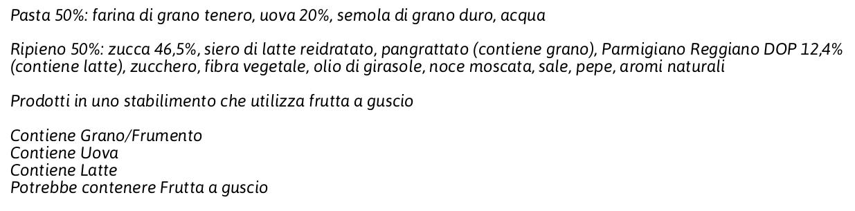 Fini I Granripieni Ravioli Zucca e Parmigiano Reggiano