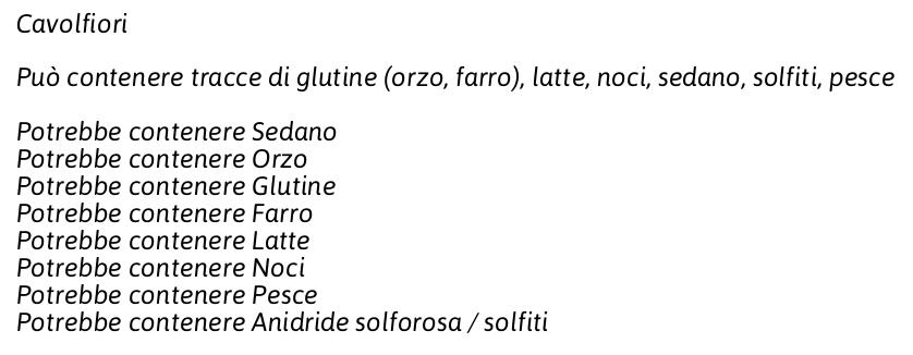 Bonduelle A Tutto Vapore! Cavolfiori