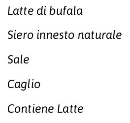 Vallelata Mozzarella di Bufala Campana D.O.P. 5 Mozzarelle 1000 g