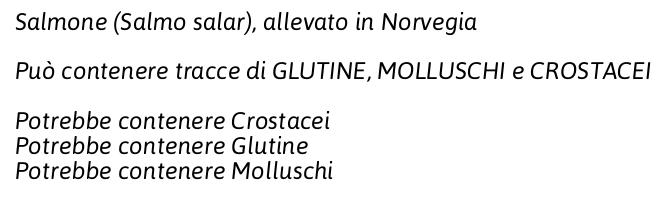 Dalmare Filetto di Salmone 0,500 Kg