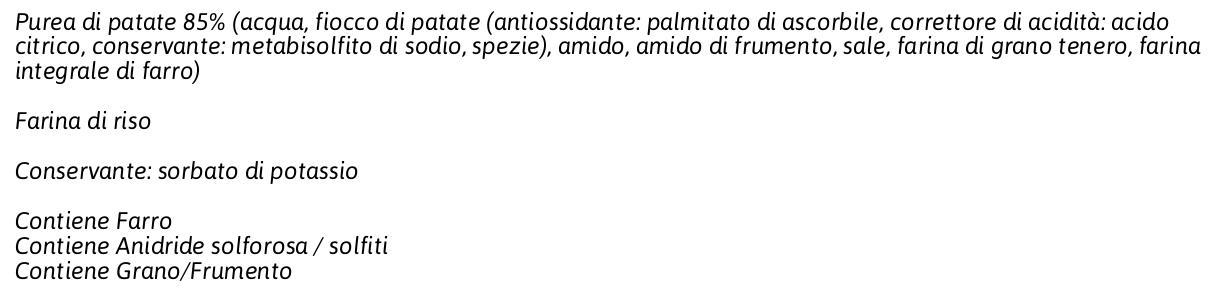 Nonno Nanni Gnocchi di Patate Ricetta Vegana