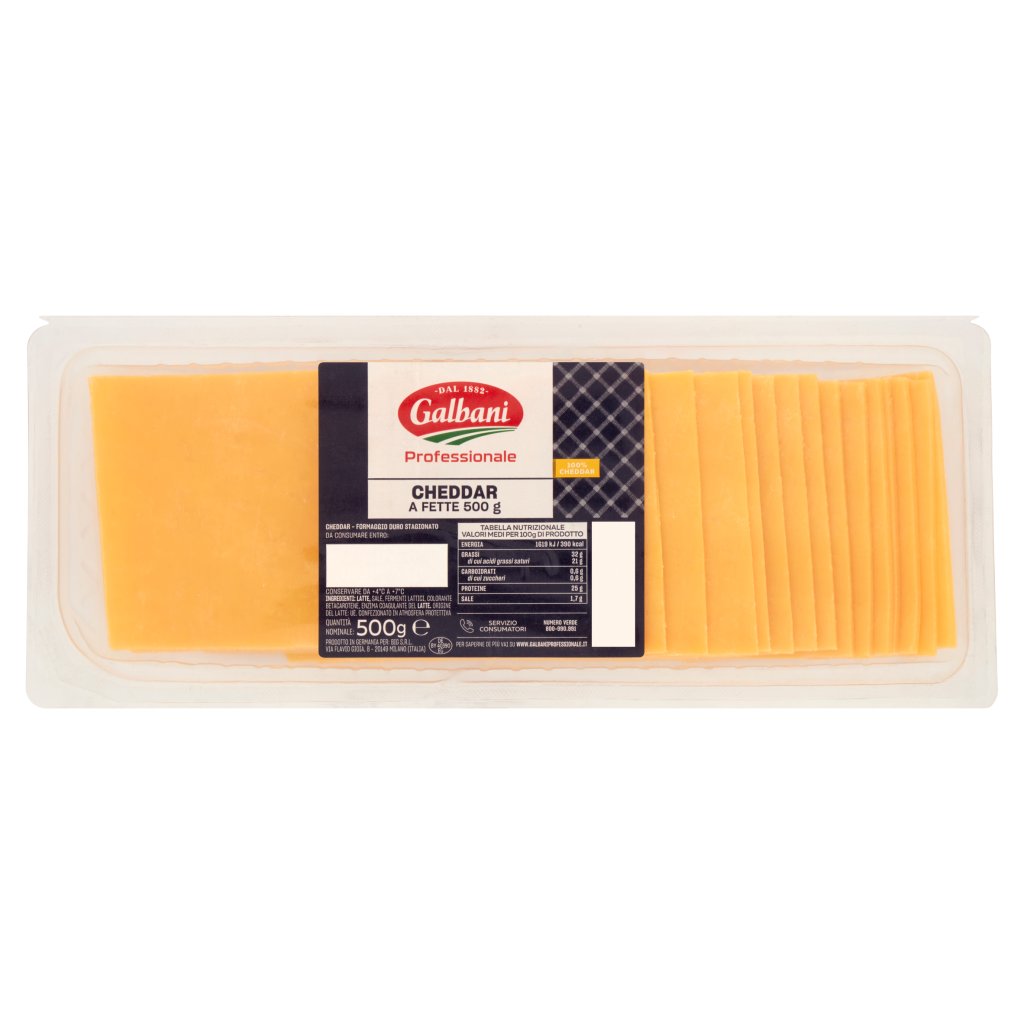 Galbani Professionale Cheddar a Fette