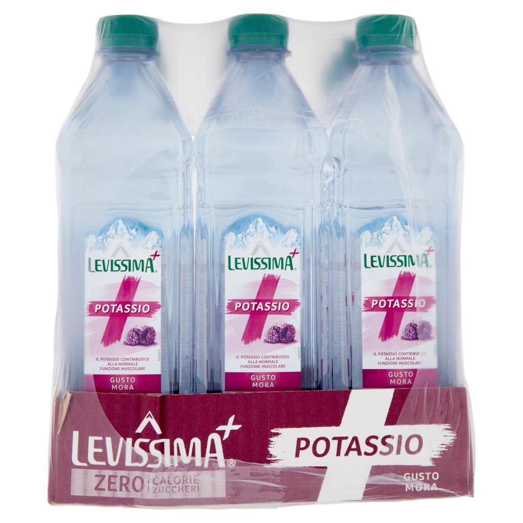 Levissima⁺ Levissima+ Pro-power, con Acqua Minerale Naturale Levissima e Potassio 60cl x 12