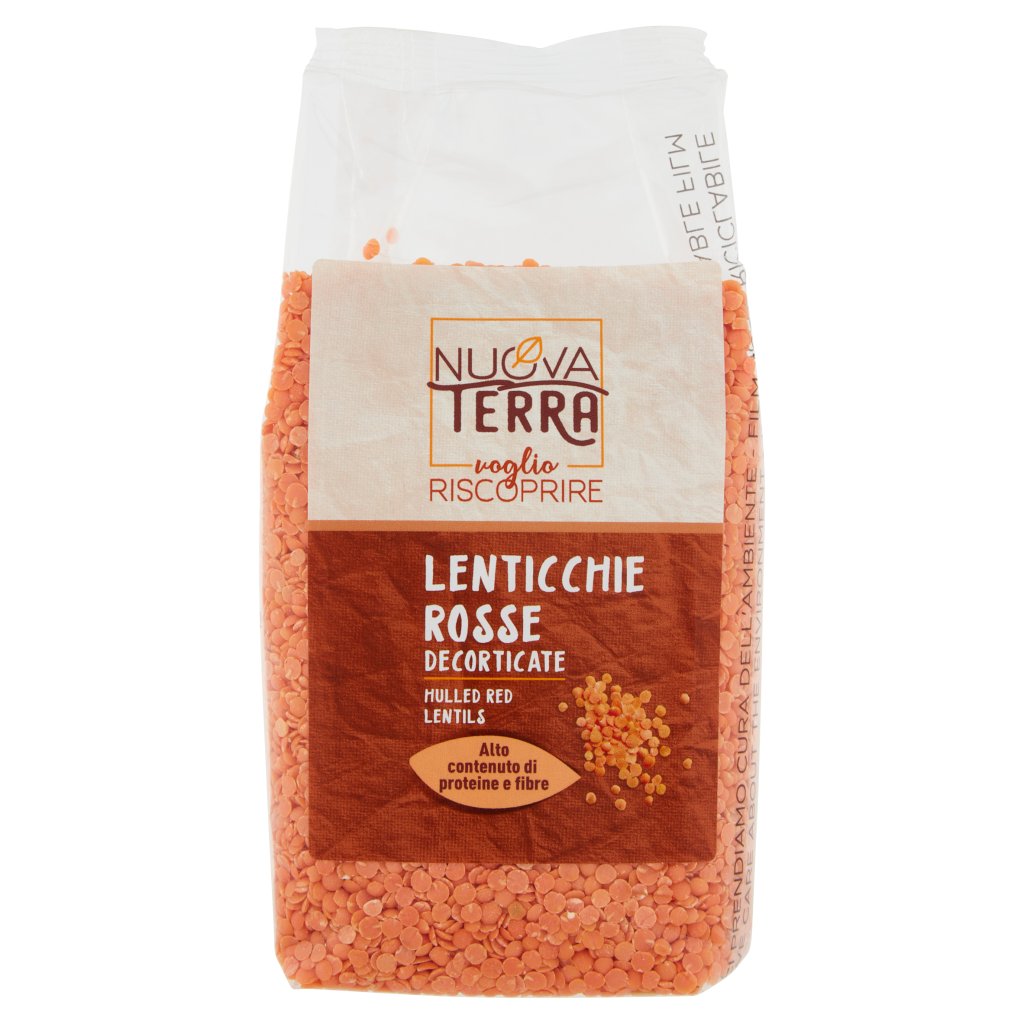 Nuova Terra Voglio Riscoprire Lenticchie Rosse Decorticate