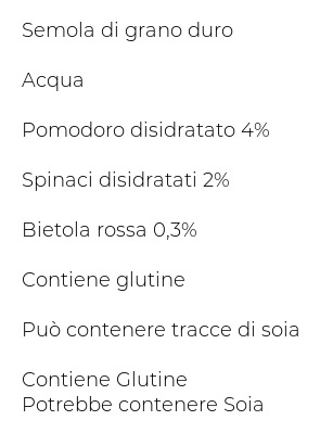 Pmc Orecchiette Tricolore