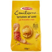 Barilla Emiliane Pasta all'Uovo Ripiena Tortelloni all'Uovo con Prosciutto Crudo