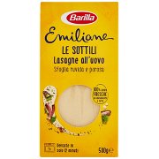 Barilla Emiliane Pasta all'Uovo Lasagne Sottili all'Uovo Sfoglia Ruvida e Porosa