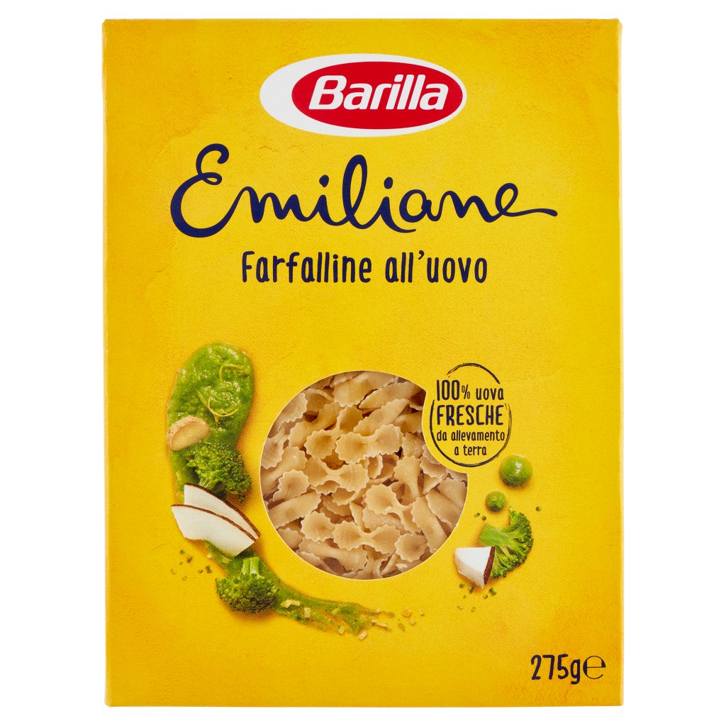 Barilla Emiliane Pasta all'Uovo Farfalline all'Uovo