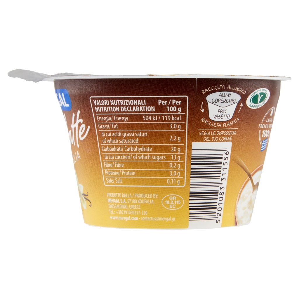 Mevgal Risolatte Vaniglia Everli