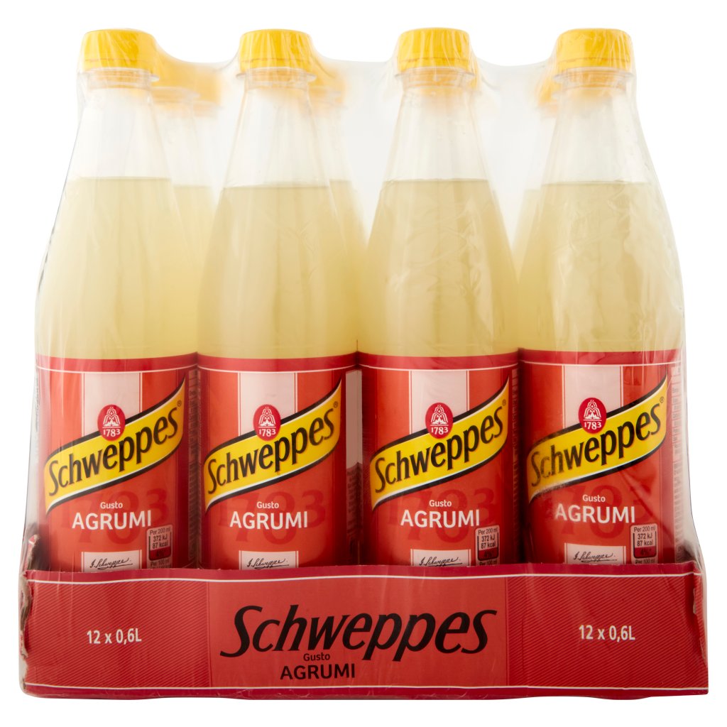 Schweppes Agrumi 0,60 l Pet X12