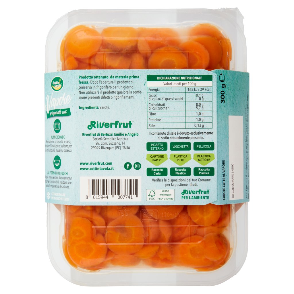 Cottin Tavola Al Vapore Carote | Everli