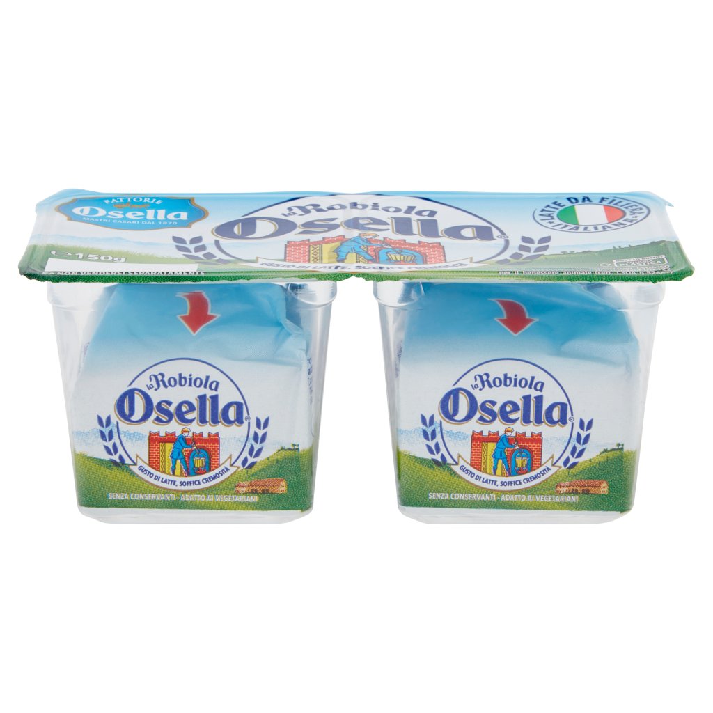 Fattorie Osella La Robiola Osella Formaggio Fresco - 2 x 75 g