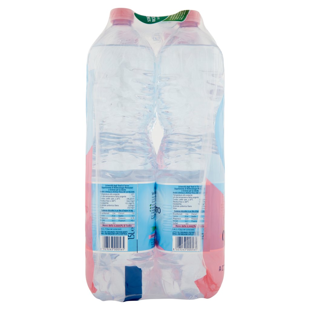 San Benedetto Acqua Minerale  dalle Alpi Biellesi Naturale 1,5l x 6