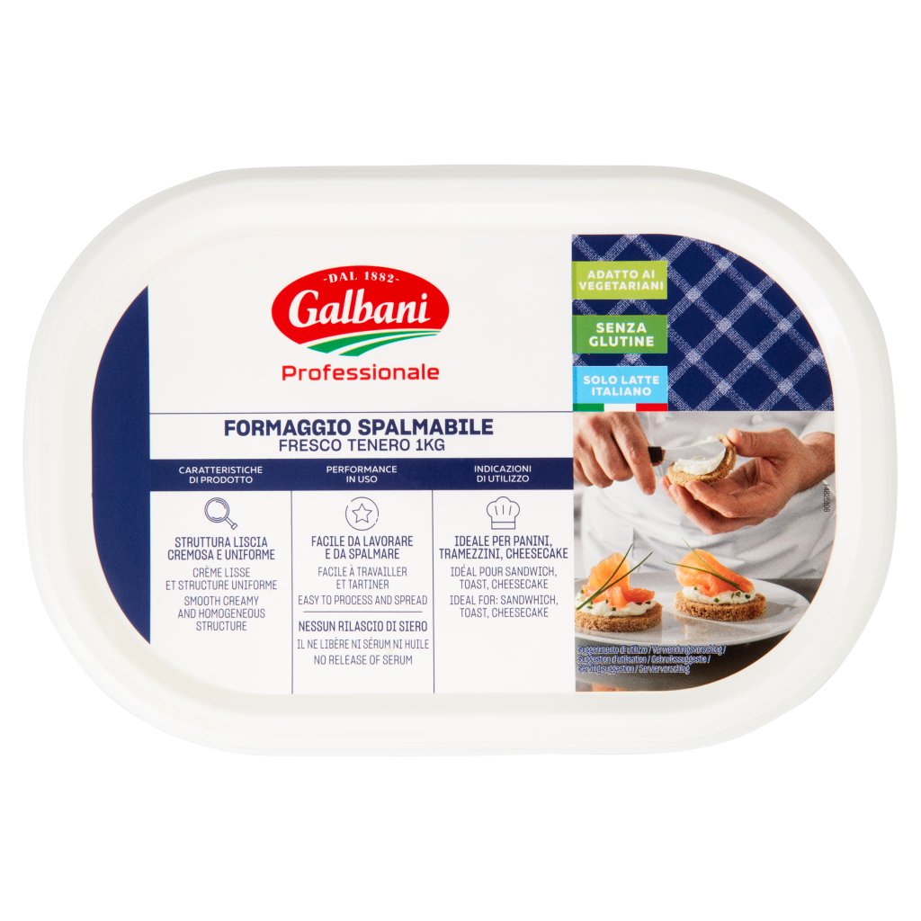 Galbani Professionale Formaggio Spalmabile Fresco Tenero