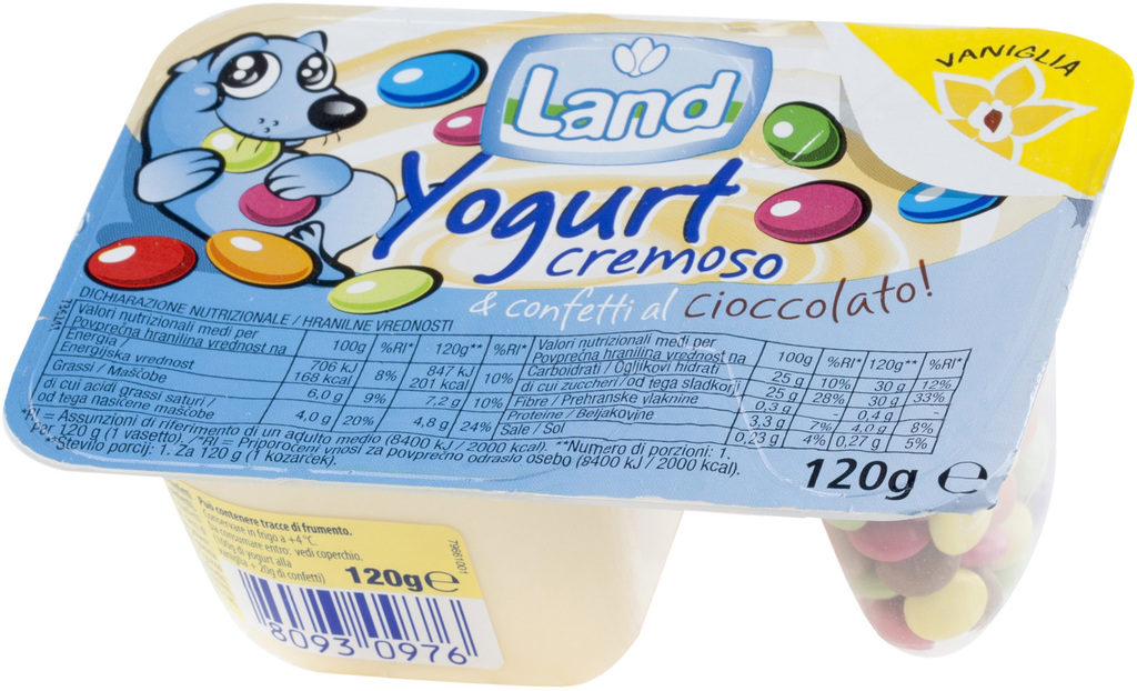 Land Yogurt Confetti Vaniglia