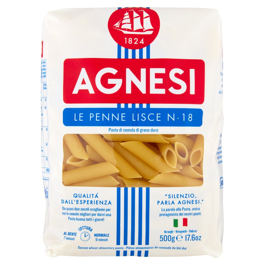 Agnesi Le Penne Lisce N.18