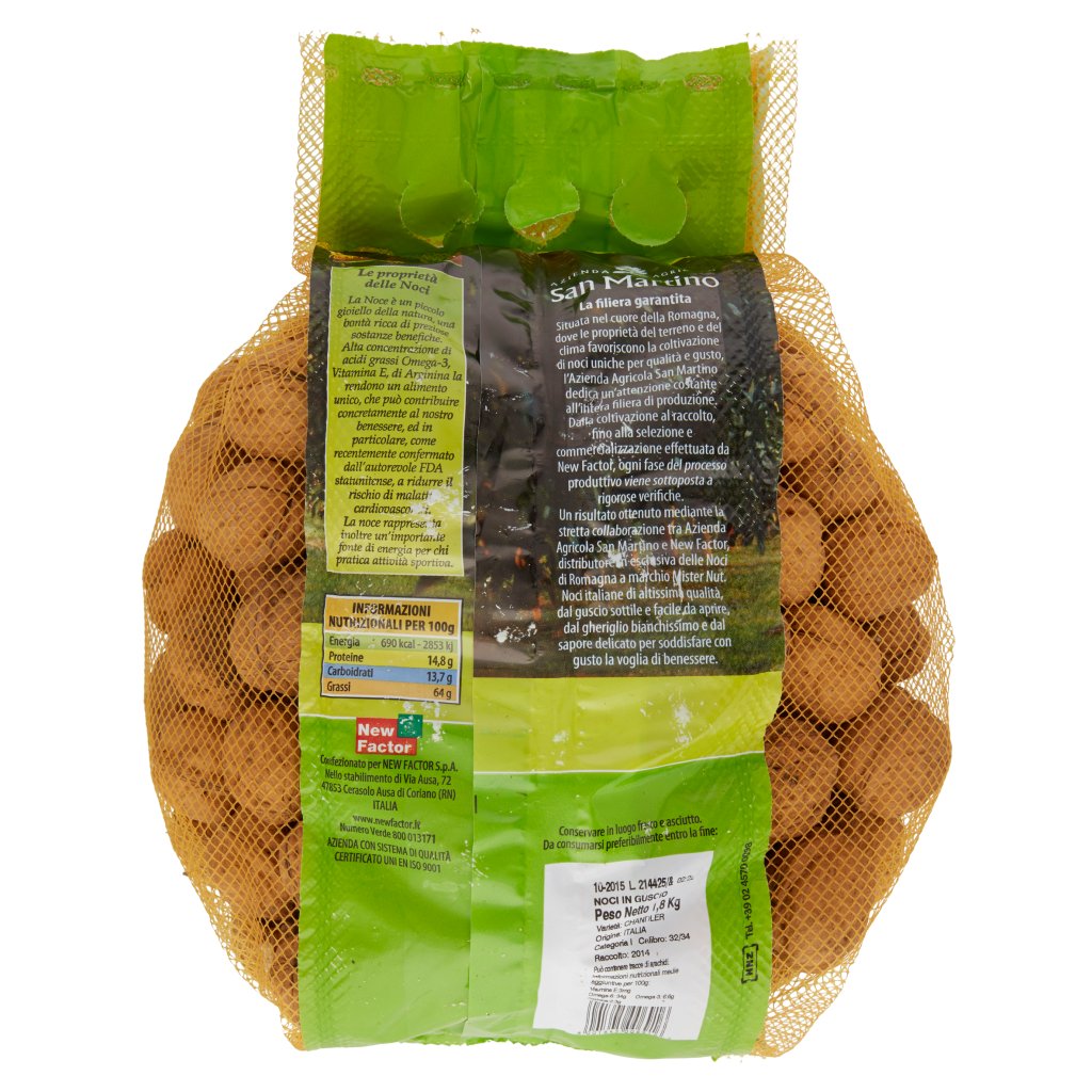 Mister Nut Noci di Romagna in Guscio 1,8 Kg