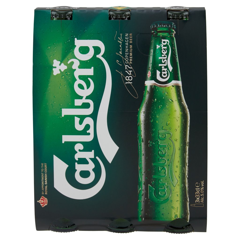 Carlsberg 3 x 33 cl supermercato24