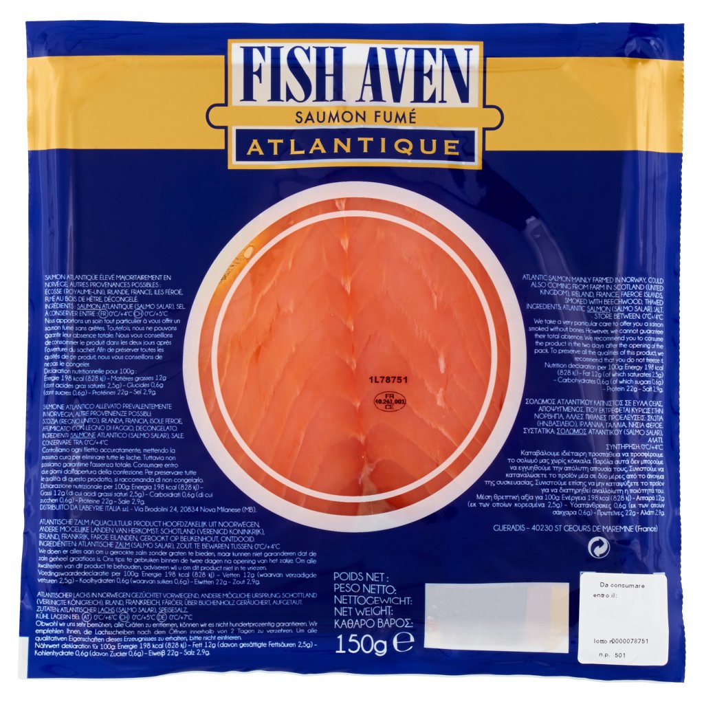 Fish Aven Salmone Atlantico