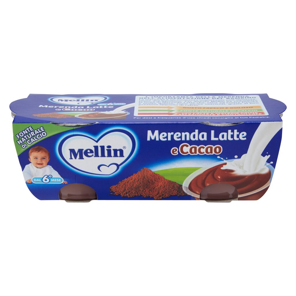 Mellin Merenda Latte e Cacao 2 x 130 g