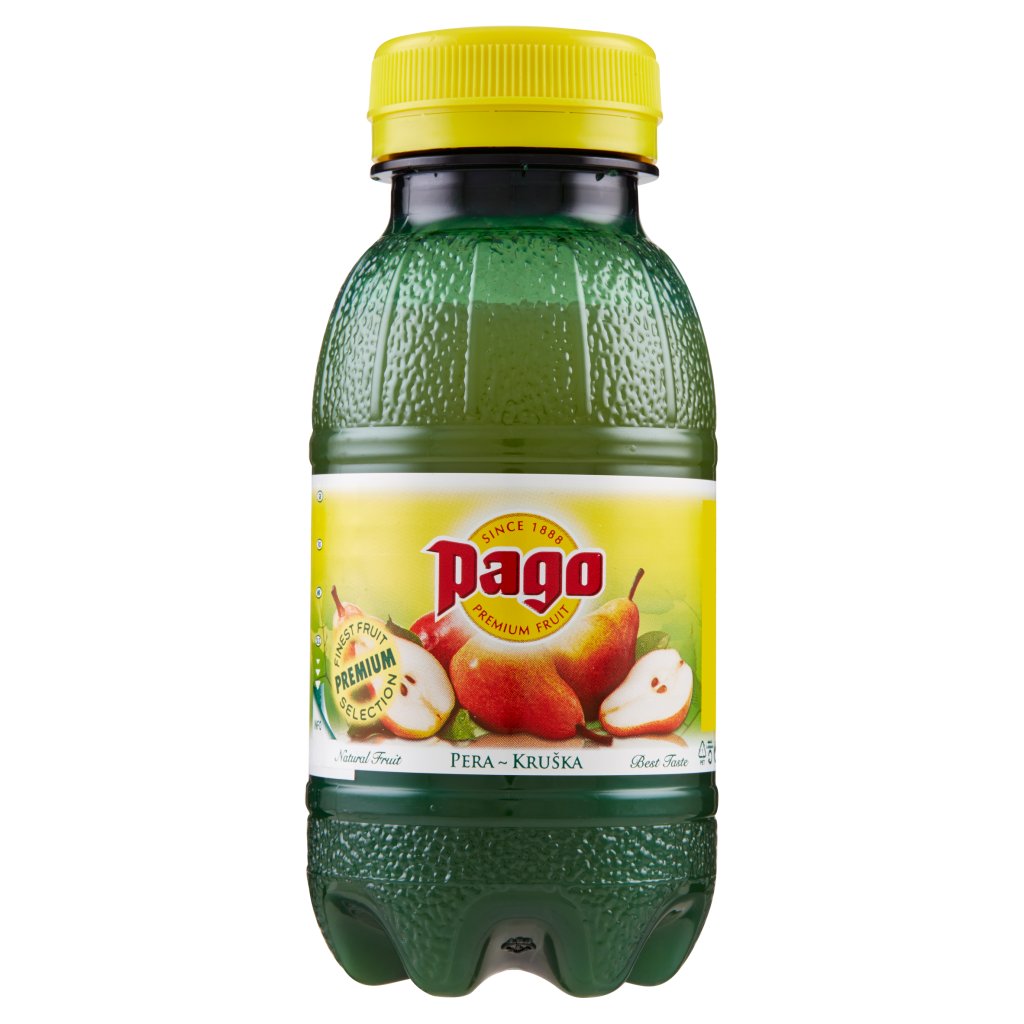 Pago Succo di Frutta, Pera Nettare, Bottiglia Pet Monodose  20 Cl