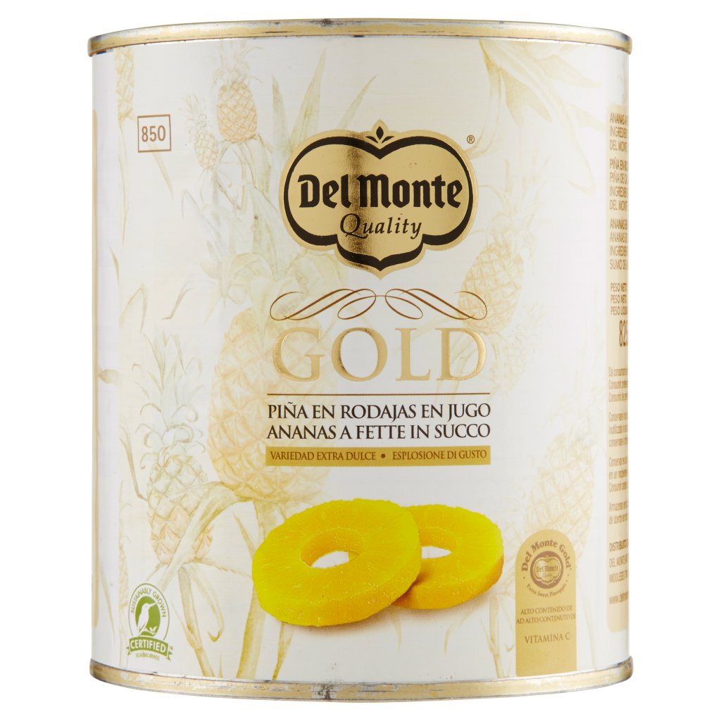 del Monte Gold Ananas a Fette in Succo