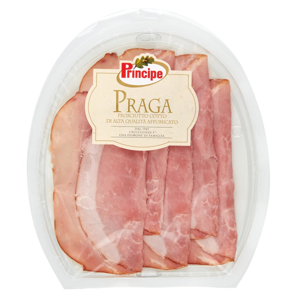 Principe Praga Prosciutto Cotto di Alta Qualità Affumicato