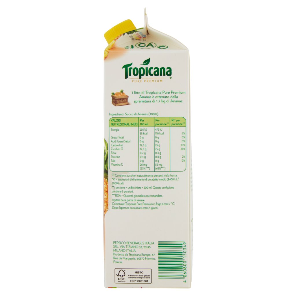 Tropicana Pure Premium Ananas 1 l