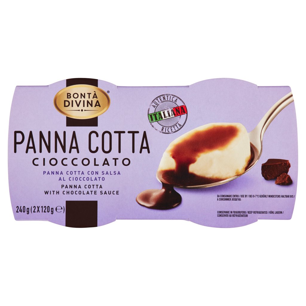 Bontà Divina Panna Cotta Cioccolato 2 x 120 g