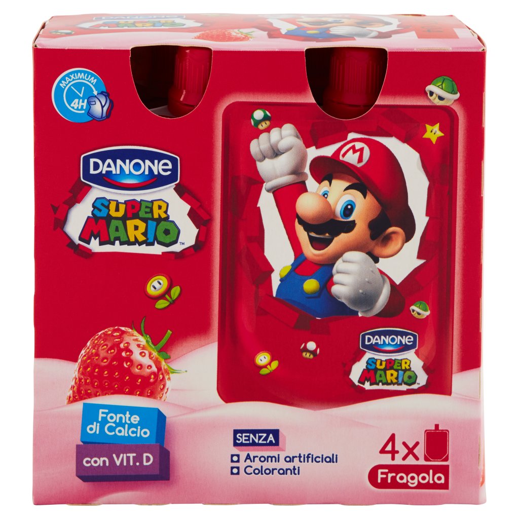 Yogoloso Danone Super Mario Gusto Fragola