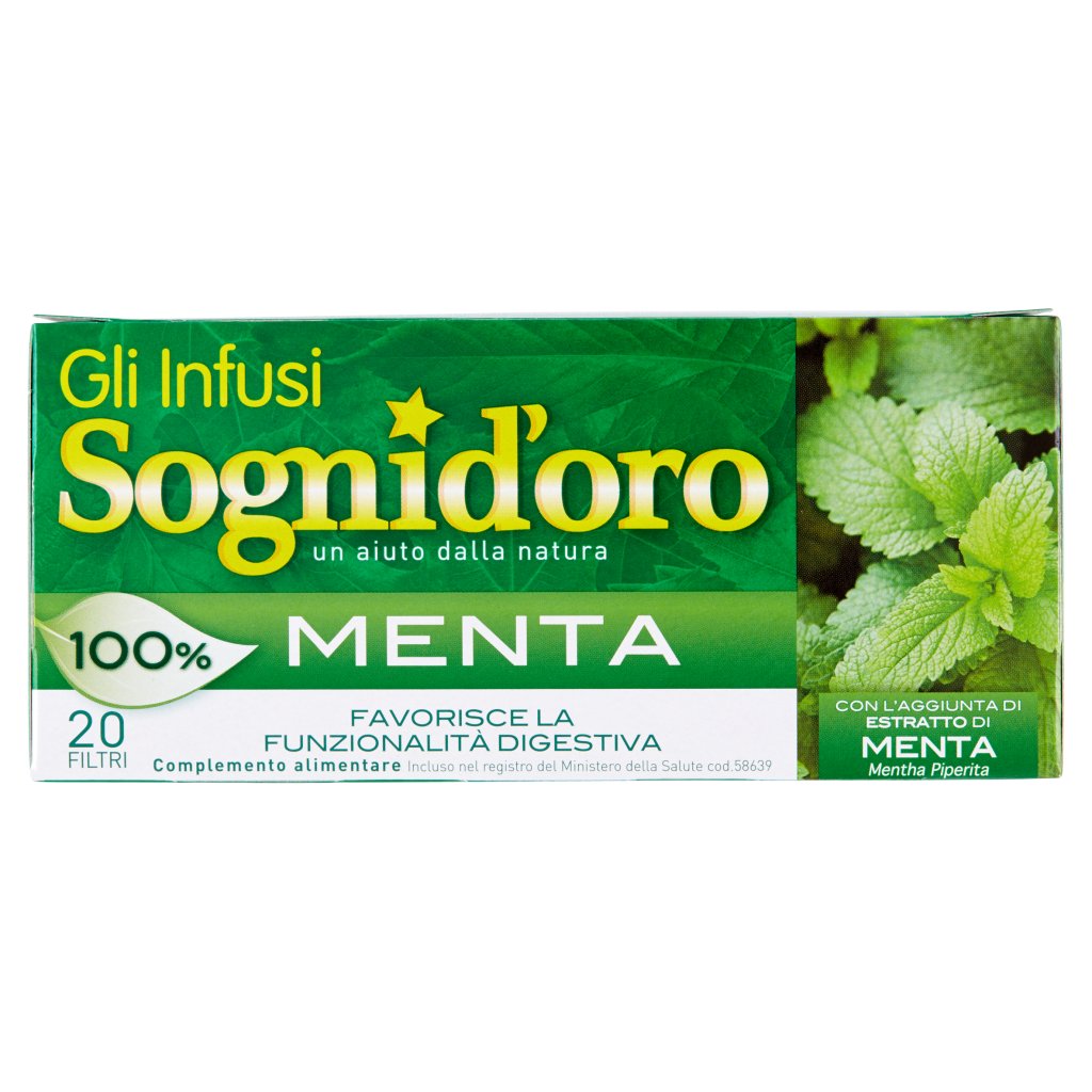 Sogni d'Oro Gli Infusi Menta 20 Filtri